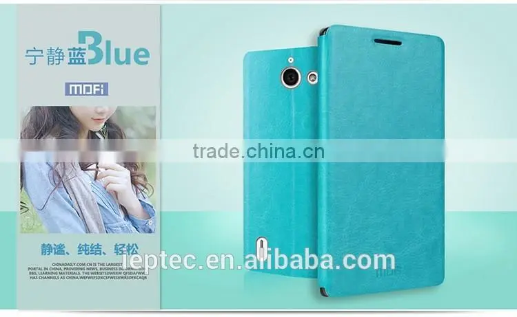 MOFi Case Funda Celular Housing for Huawei G628, Phone Handset Coque Leather Flip Back Cover for Huawei Ascend G628