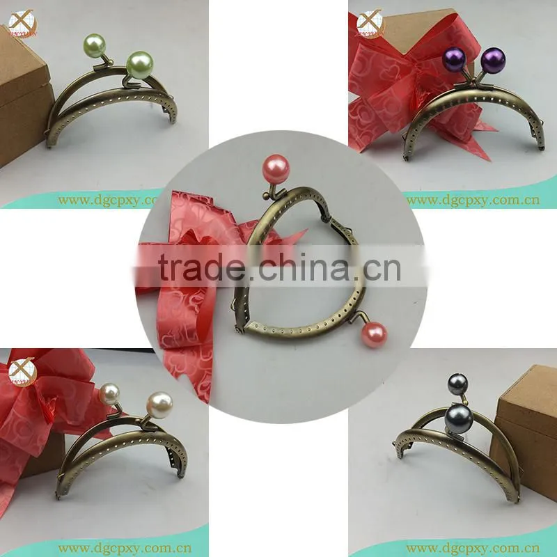 purse metal frame with various color gems