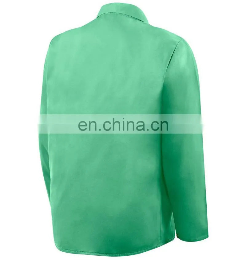 Reusable Washable Long Sleeve FR Fire Retardant Clothing or Shirts For Men's Safety Working Protection in Khaki .