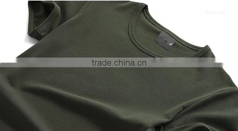 High Fashion 100% Cotton Men Blank T Shirts Bulk Buy from Knit Garments Factory in China