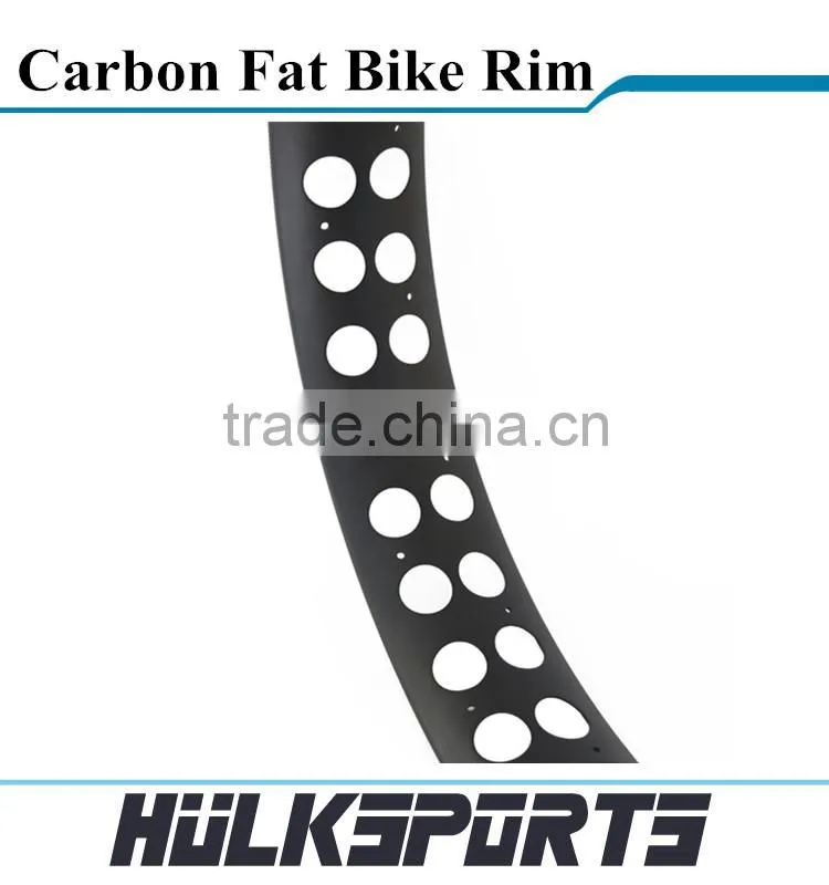 carbon fat bike wheels 26er carbon fiber fat bike wheel Toray T700 fat bike rims hookless