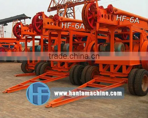 Powerful!Most popular in the market!!!HF-6A trailer type piledriver drilling rig