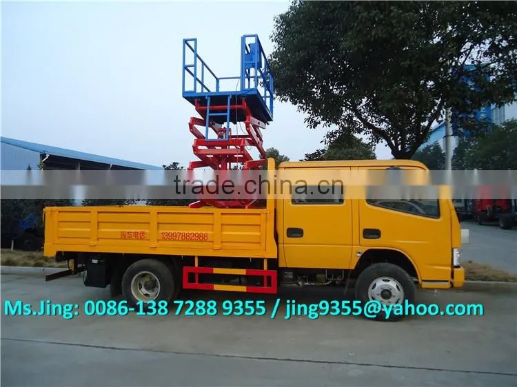 2016 NEW Euro IV DFAC 3300 light cargo truck with 8-10m aerial work platform for sale