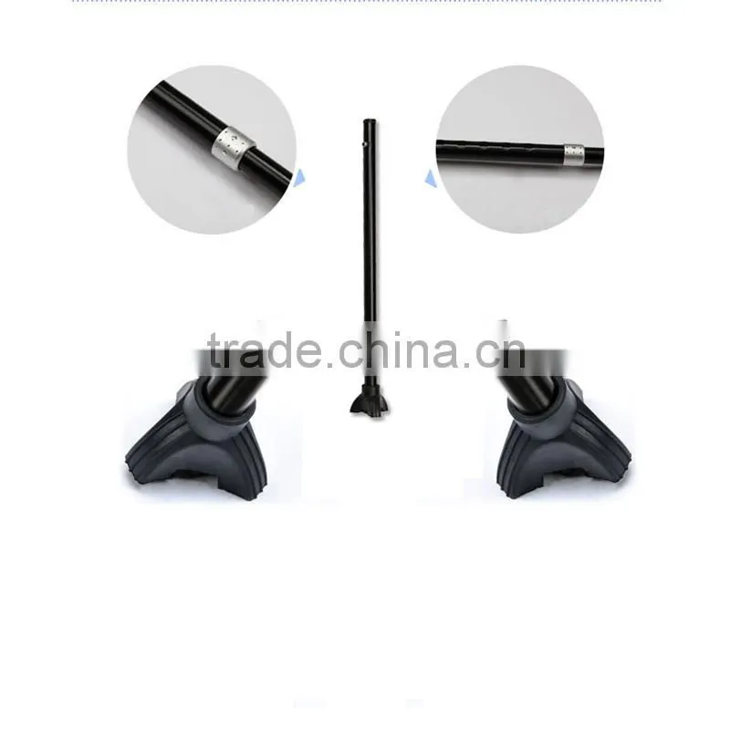New design handle aluminum alloy anti shock elderly walking stick