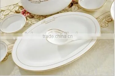 56 pcs Portuguese Design Ceramic Dinnerware Made In China