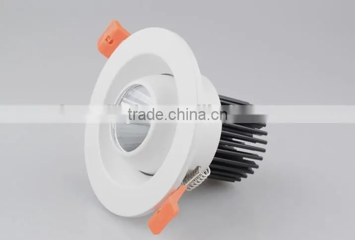Aluminum Plastic Cover high power 50w up and down cob led downlight led recessed down light dimmable led downlight