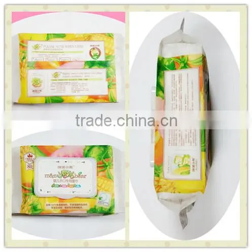nonwoven cleaning wipe