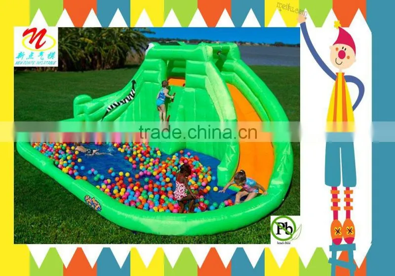 Play sets and playground equipment inflatable pool water slides