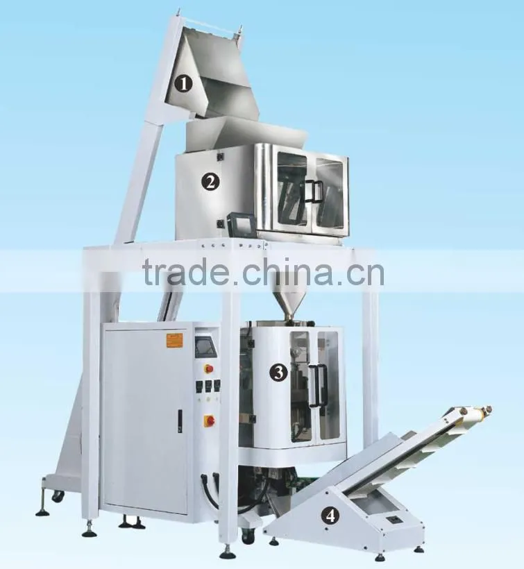 automatic pouch packing machine system for packaging tea bag sugar food