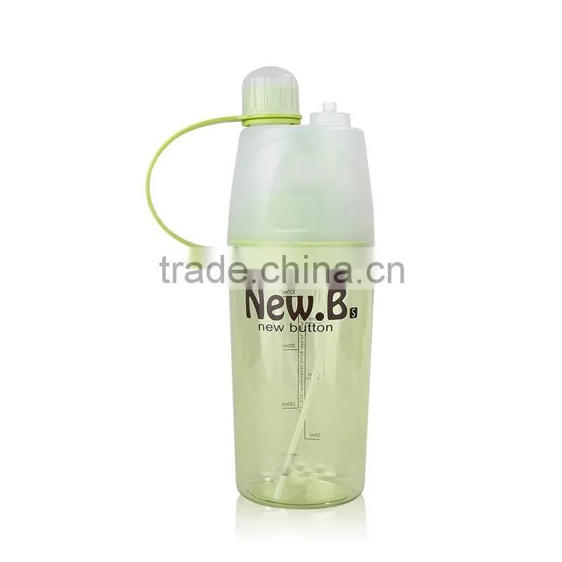 Sport Drinking and Misting Spray Water Bottle, Outdoor Sport Drinking, BPA