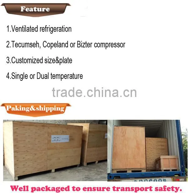 Vegetables cold room storage for restaurant