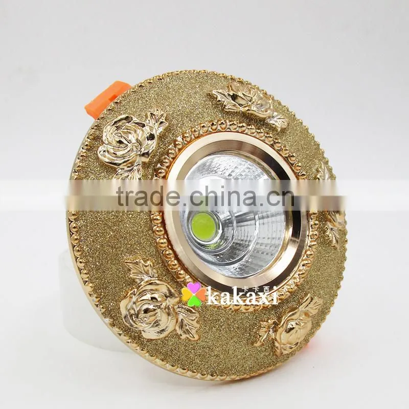 2016 New European LED Spotlight COB 3W 5w LED Downlight Ceiling Light