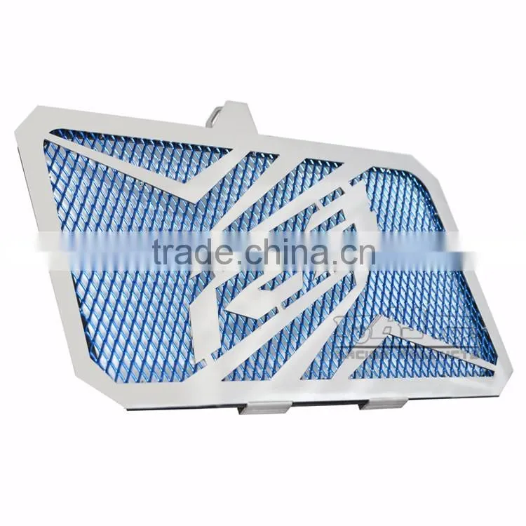 BJ-RG-YA004 Customized Oil Cooler Radiator Guards Cover Grille Motorcycle Stainless Steel Blue Radiator For Yamaha yzf R3 2015 2