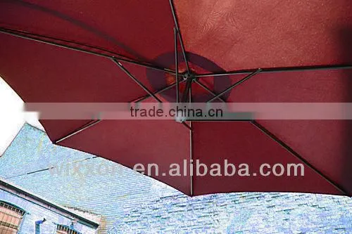 Patio Sunshade,Patio Umbrella, Patio Parasol, Patio Bumbersol,Banana Umbrella,Banana Parasol With Crank&Cross Stand Base