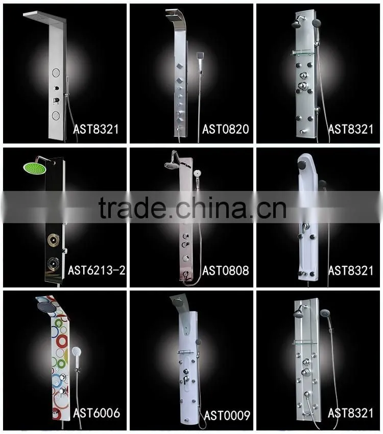 bathroom bath thermostatic shower column set