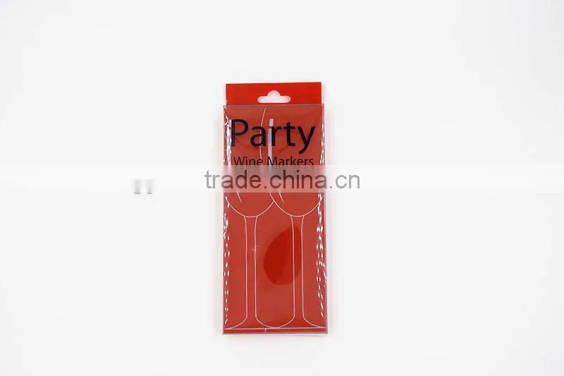 Transparen PVC marker box with offset printing for cosmetic items , promotion items , cellphone accessories