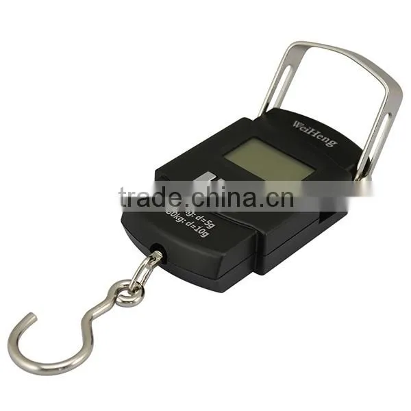 50KG/5g Backlight LCD Steel Handle Hook Portable Electronic Scale