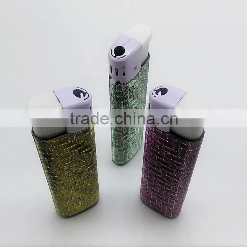 Good quality colored customized paper cricket lighter