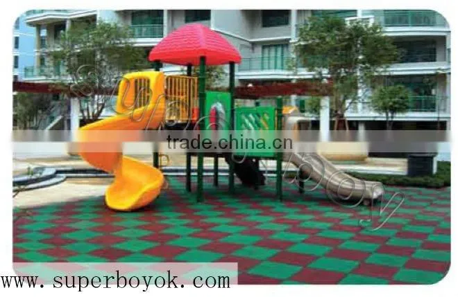 Good quality and resonable price Professional manufacturer EN1177 safe Rubber Tile