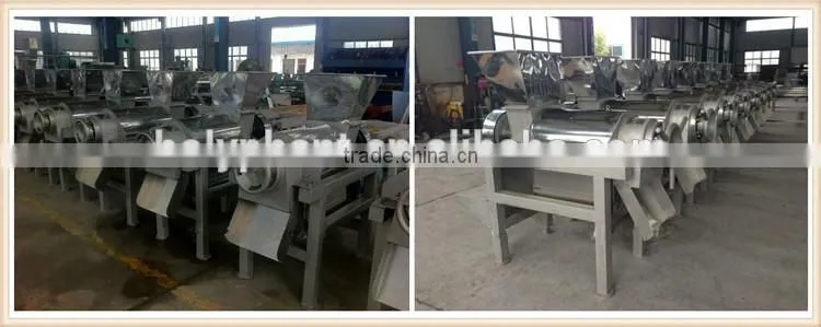 wide output range full stainless steel peach extractor machine