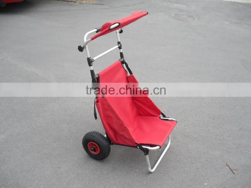 Beach fishing chair trolley with wheels,hand trolley