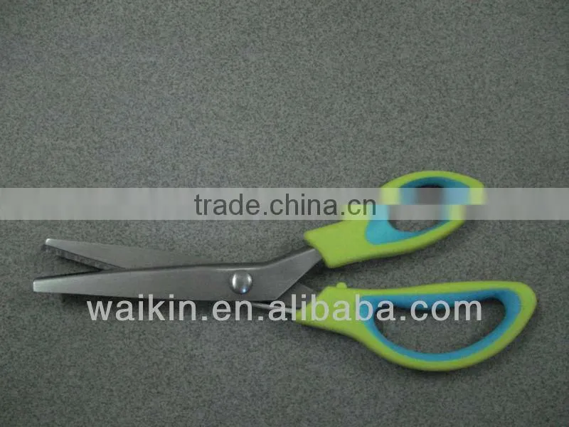 8.5''Soft Grip Pinking Cloth Scissors