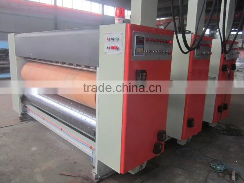 Made in China auto paper feeding corrugated carton printer slotter machine
