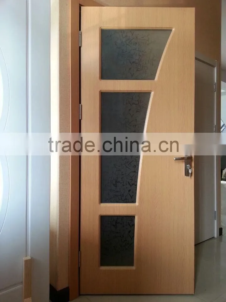 wooden door for bathroom flush glass door pvc wooden doors