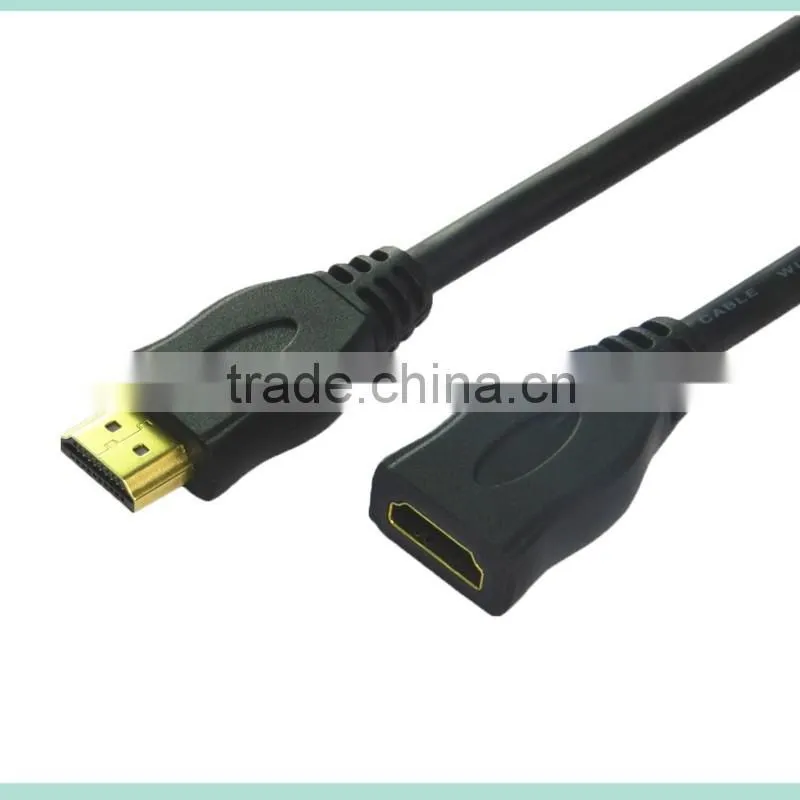 Low price HDMI 19 pin Female to Female cable with Ethernet support 3D and 4K