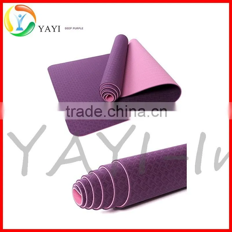 High Density Gym Fitness Training Durable Exercise TPE Yoga Mat