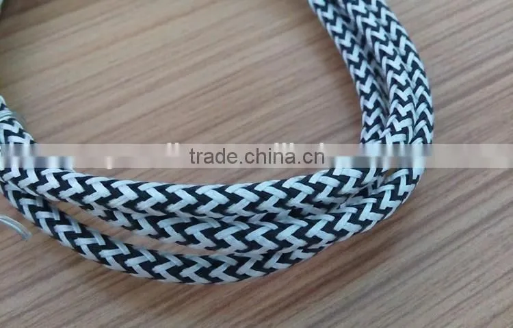 3ft nylon braided usb cable micro usb to mini din cable for iphone charger usb cable