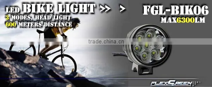rechargeable 13200mah 18650 7 T6 LED bicycle light