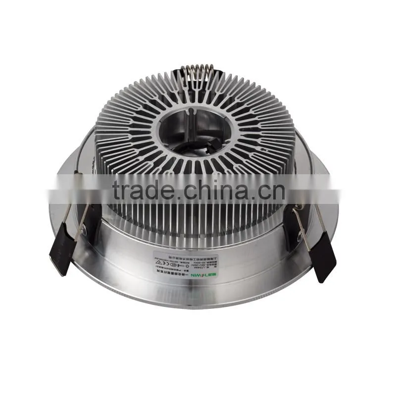 High lumen Model HTD690 15W led downlight,hole size 120mm to 125mm