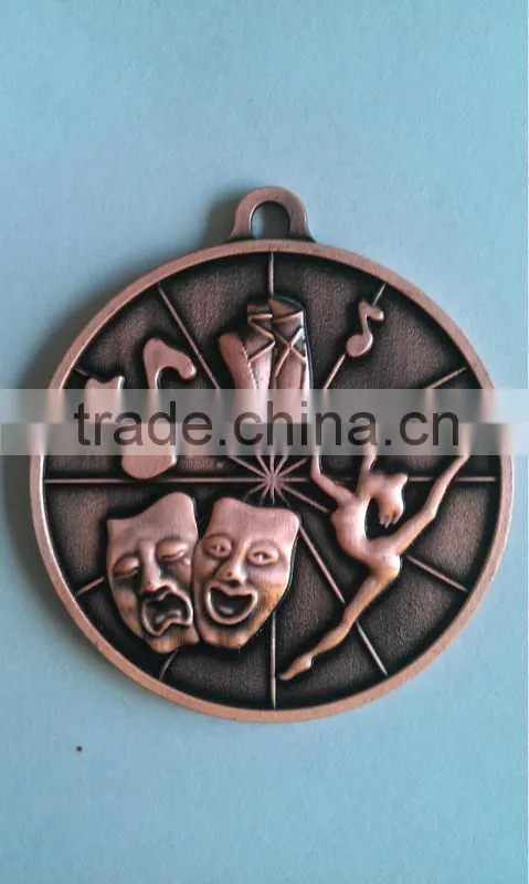 Three-dimensional characters of basketball medal