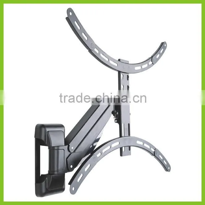 GS102L-SW VESA 600X400 Adjustable Gas Spring Slim Full Motion Wall Mount
