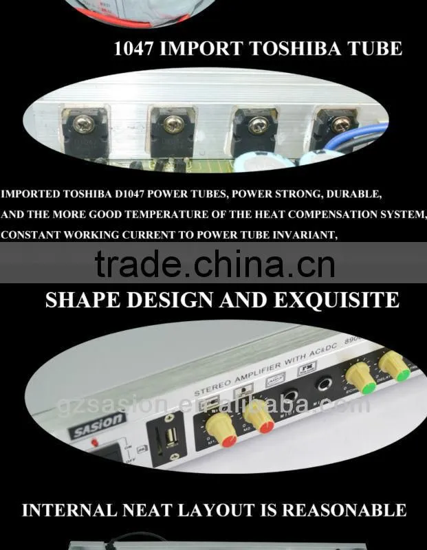 2016 new arrival SASION professional AC/DC amplifiers with USB/SD