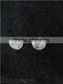 Free shipping Swan shaped clear quartz glass coil/spiral tube