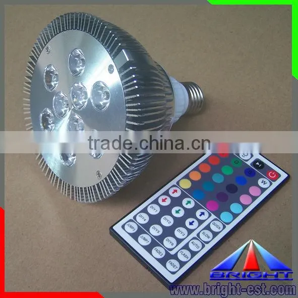 12W LED Par38 Light with RGB Controller