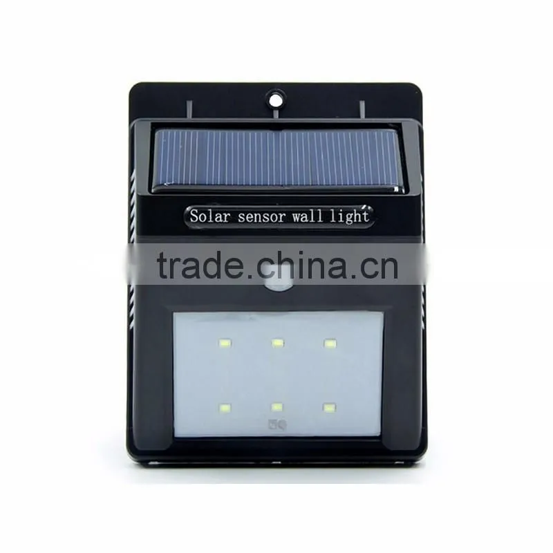 OUTDOOR WALL LIGHT SOUND SENSOR SOLAR LED WALL LAMP