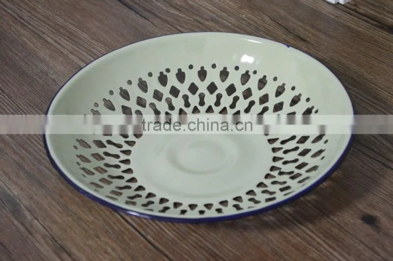 enamel colander,collapsible colander,ceramic fruit colander