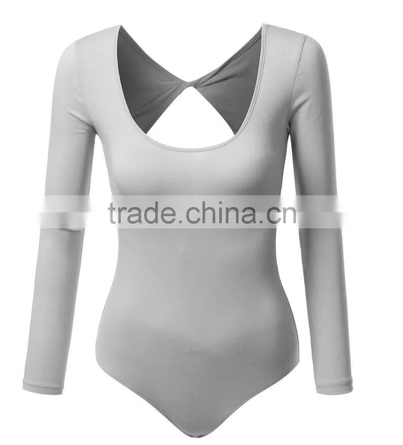 2016 News Sexy Women's Basic Solid Bodysuit