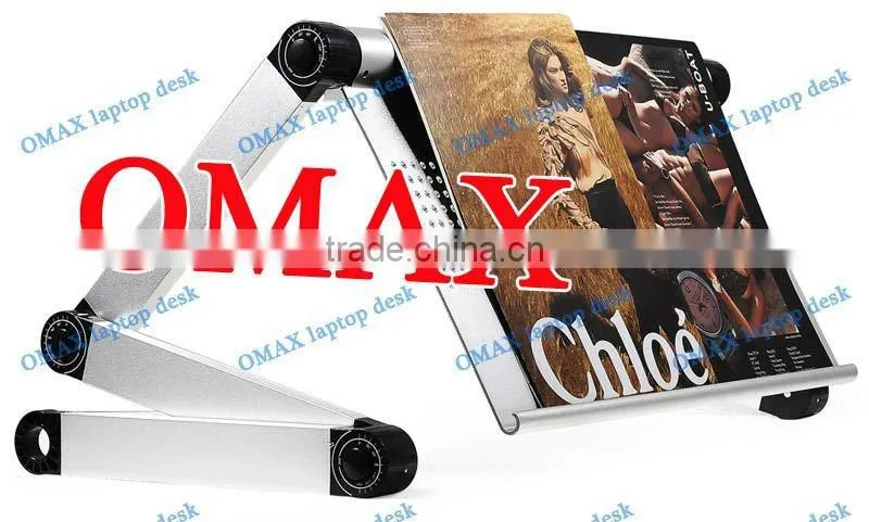 multifunction bed laptop desk with USB fan OMAX A7