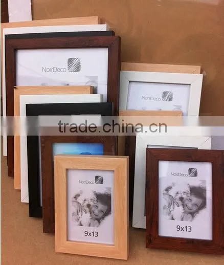 cheap wholesale popular blue ps plastic photo picture frame 4x6in 6x8in 8x10in