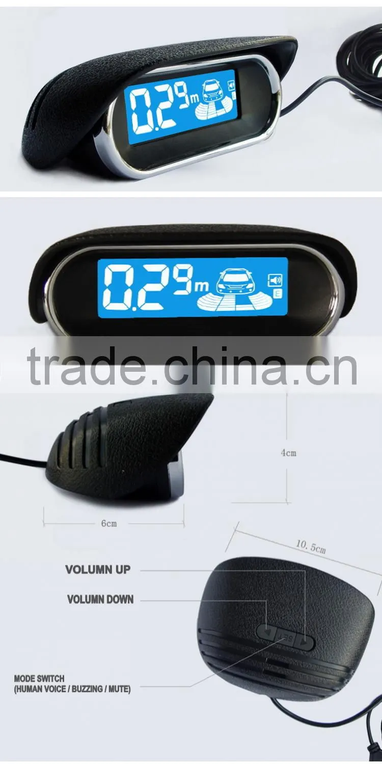 Mini LED Display 4 Sensors Kit Reversing Parking Sensor/Backup Sensor/Reversing Sensors System Radar Buzzer System