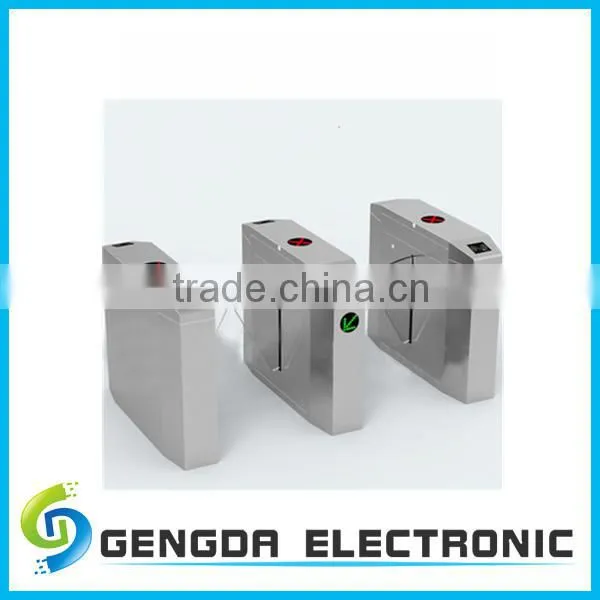 304 stainless steel RS485 high sensitive access control retractable flap barrier turnstile mechanism
