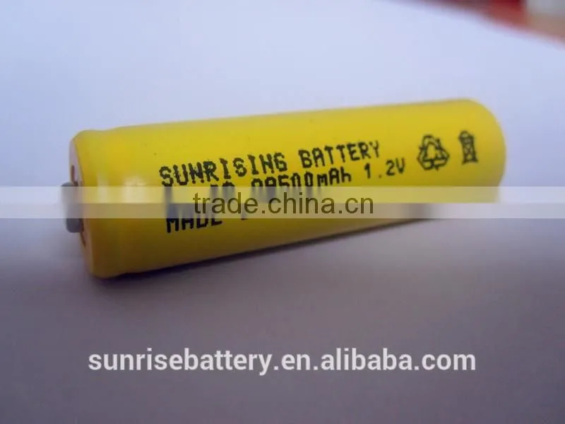 1.2V NI-CD AA500mAh rechargeable battery