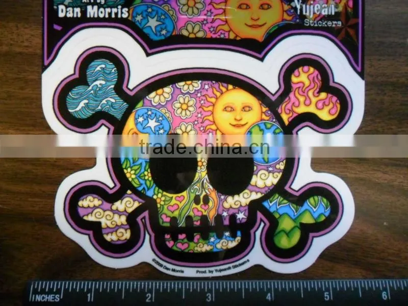Top Quality UV Protected heat press sticker printing and custom label sticker,Glossy custom metal label ---DH20234