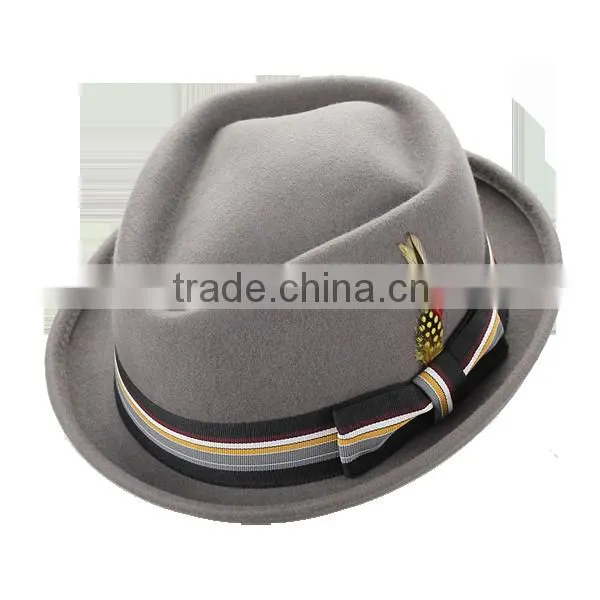 Wool felt trilby hat Children Hats