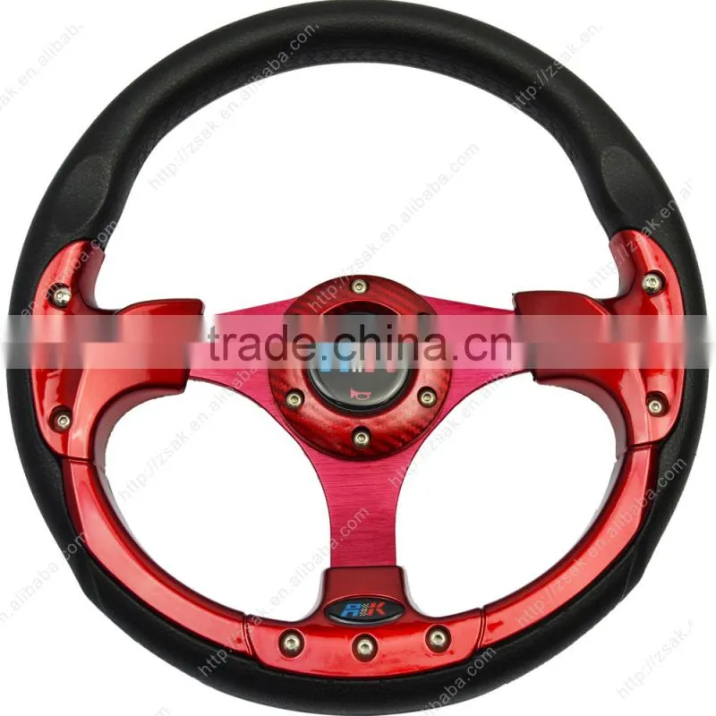 PU colored steering wheel universal steering wheel