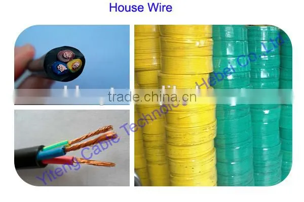 Flexible CU/PVC Single Core Wire, RV BV BLV Electrical Wire